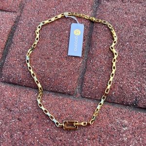 Gorjana Gold Square Link Chain Necklace NWT